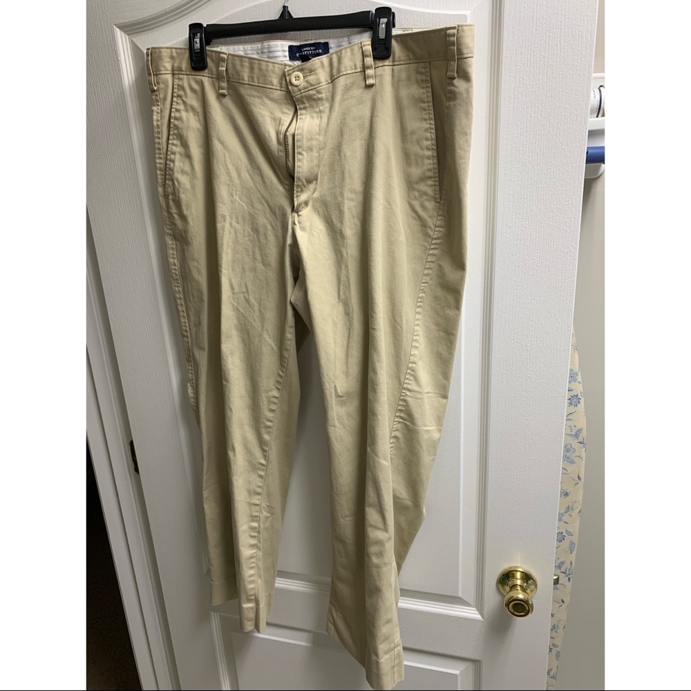 Lands End Outfitter Tan Khakis, 40x30